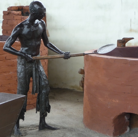 Kuba Sklaven aus Afrika Zuckermühle-Museum bei Remedios