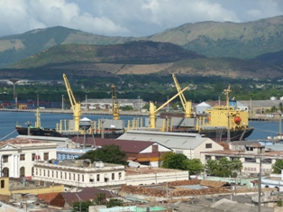 Kuba Santiago de Cuba Hafen-Anlage