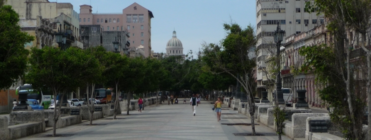 Kuba Prado und Capitolio in Havanna