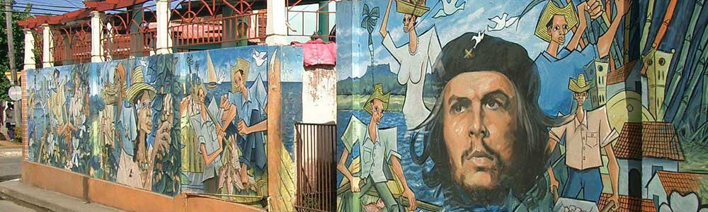 Kuba Revolution Che Wandmalerei in Santa Clara 