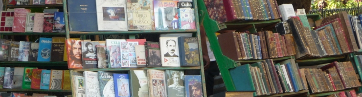 Kuba Reisen Freiluft-Bibliothek beim Plaza de Armas in Havann