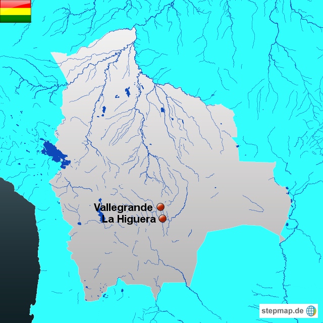 Bolivien Che Guevara La Higuera und Vallegrande